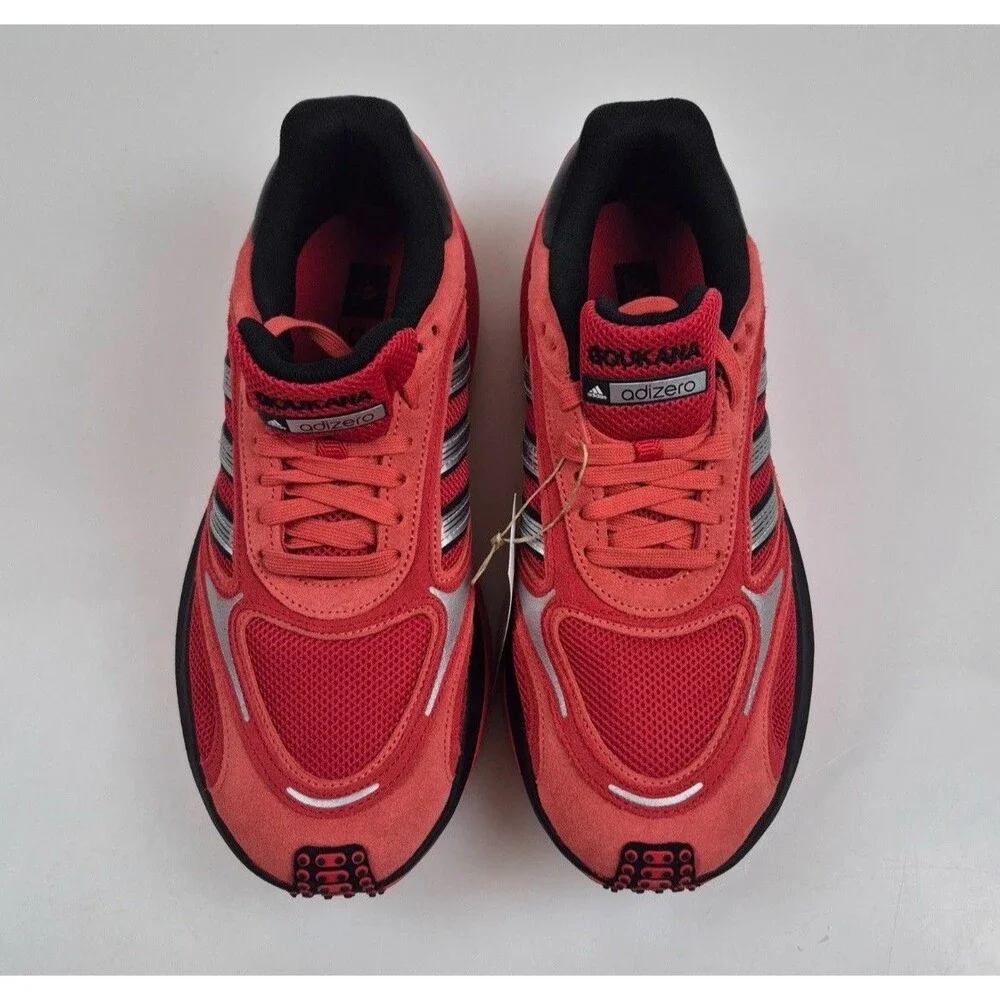 New Adidas ADIZERO GOUKANA Better Scarlet Bright Red JQ4006 Men's Size 10